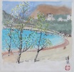 深水灣 （二） - 馮漢榮 斗方中國畫