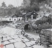 黃姚古鎮 - 馮漢榮 斗方中國畫